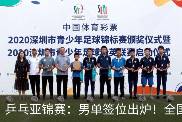 乒乓亚锦赛：男单签位出炉！全国冠军或战张本，两人与松岛同区